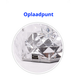 Elegant crystal table lamp accent for modern home interior