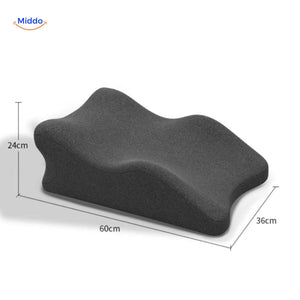 Leg elevation pillow dimensions and size specifications for accurate fit selection.