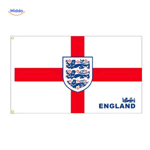 England national football federation flag featuring the FA official logo.