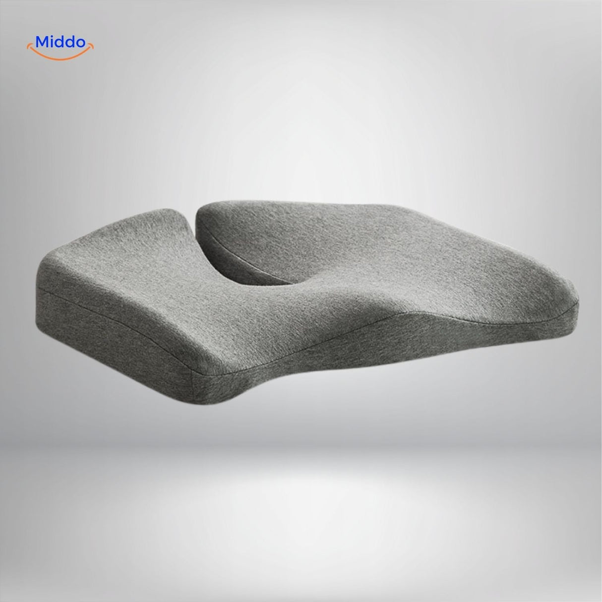 Fashionable memory foam seat cushion with modern ergonomic design for optimal support.