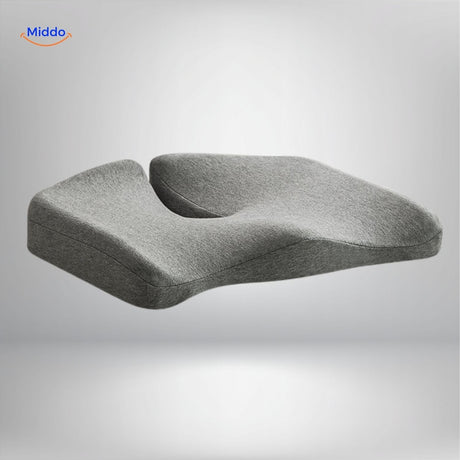 Fashionable memory foam seat cushion with modern ergonomic design for optimal support.