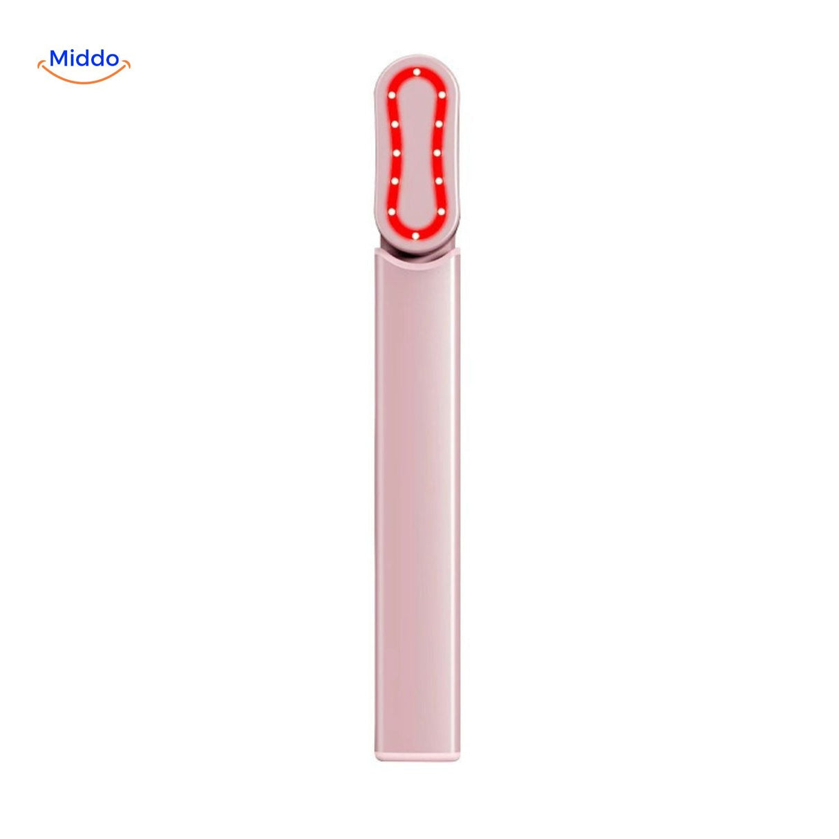 Rotatable EMS red light pen designed for delicate under-eye rejuvenation treatment.