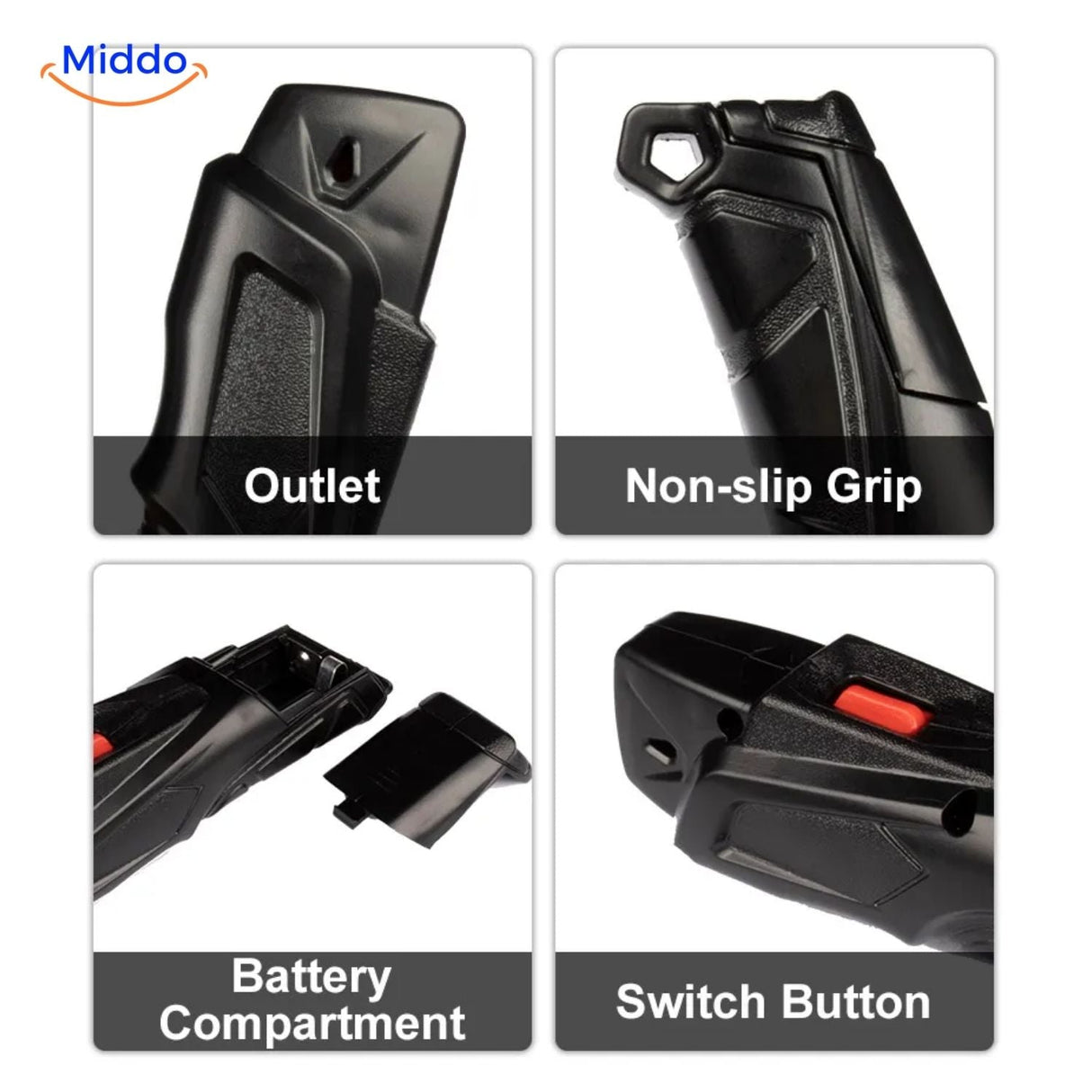 Dual outlet release function for secure line management and easy unloading.