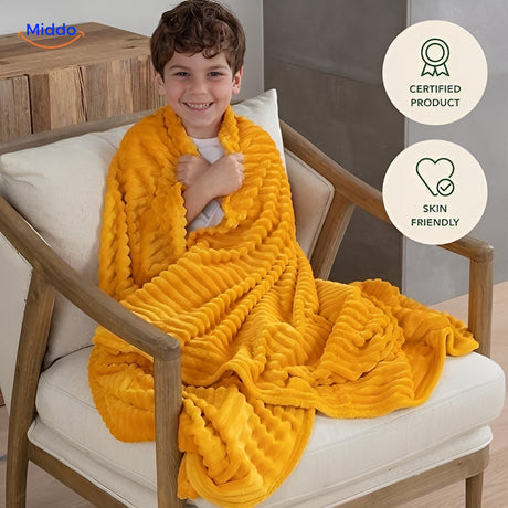 Children enjoying cozy playtime with the plush velvet fleece blanket.