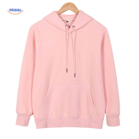 Detailed view of hood drawstring and hood design features