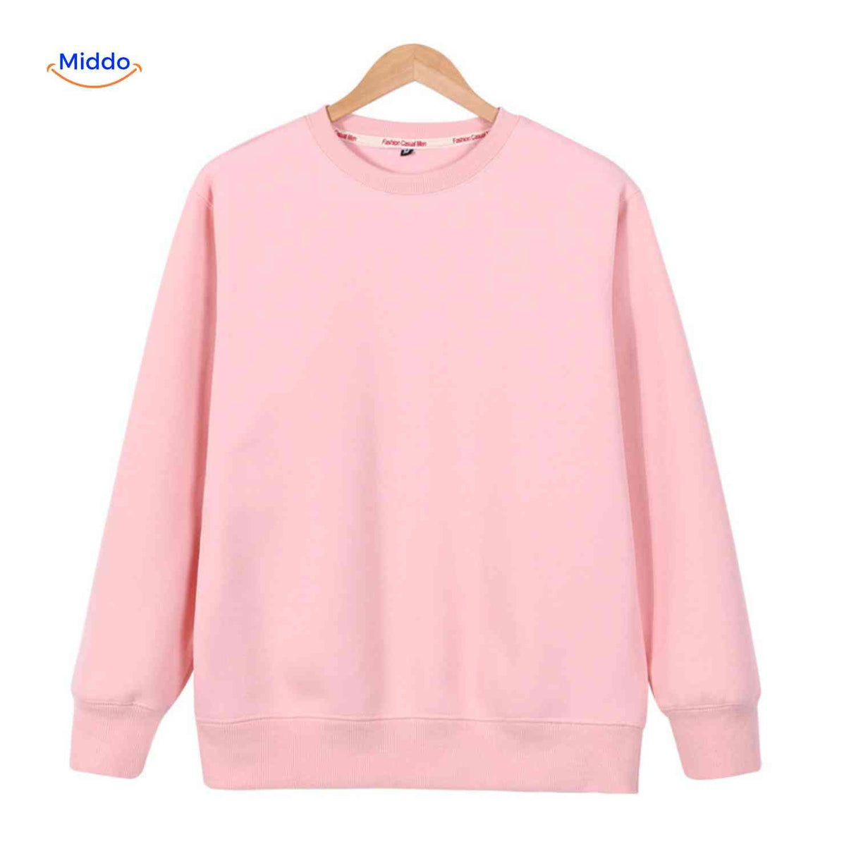 Trendy fleece hoodie with functional kangaroo pocket storage