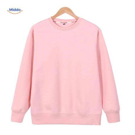 Trendy fleece hoodie with functional kangaroo pocket storage
