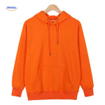 Loose fit fleece hoodie with practical side pocket storage