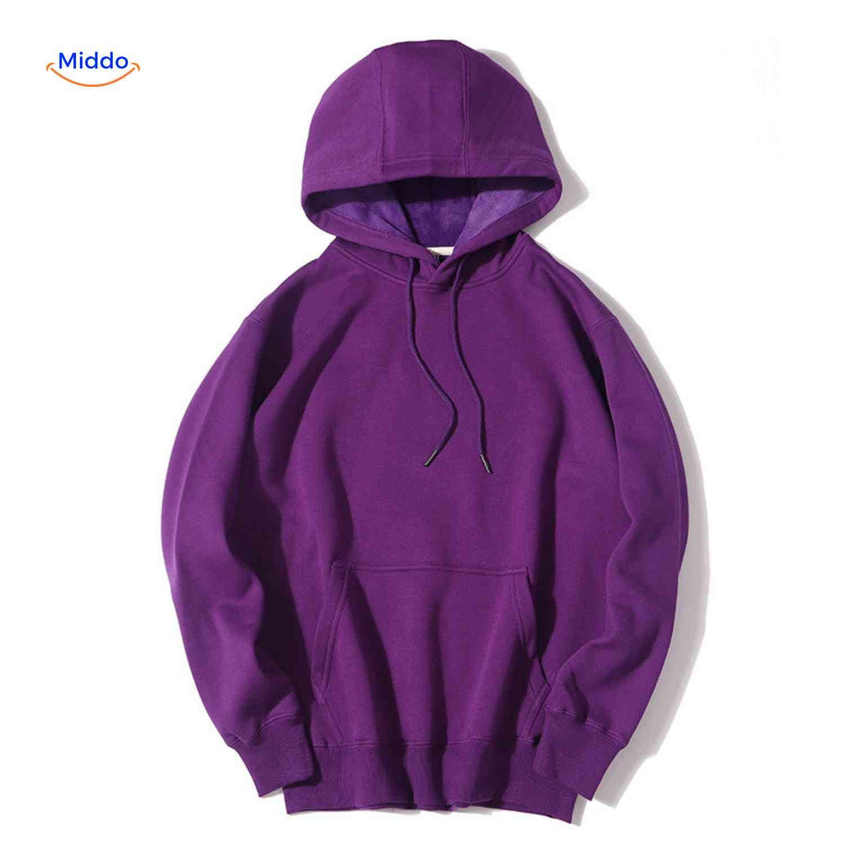 Warm unisex fleece hoodie perfect for cozy layering and comfort