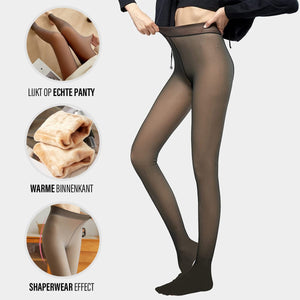 Fleece-Lined Tights | Warm Comfort & Sheer Style