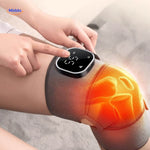 Portable FlexiHeat heating pad designed for cordless knee pain management.