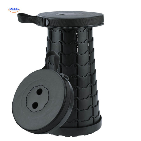 Flexistool in sleek black with black trim color combination.