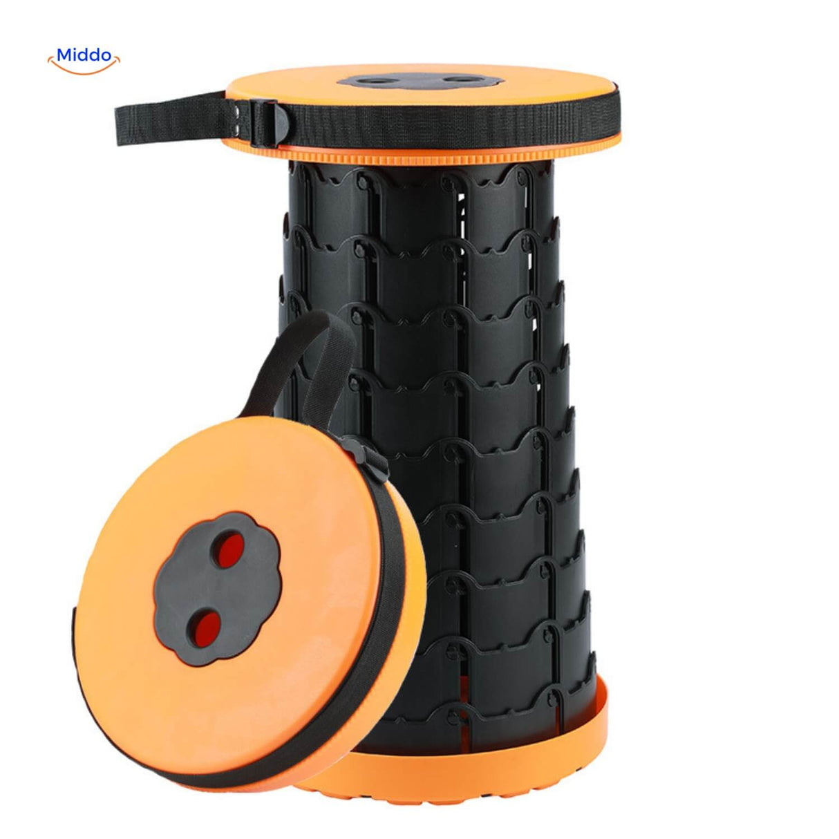 Flexistool in black with orange accent color combination.