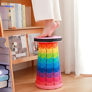Flexistool lightweight construction makes this adjustable stool easy to carry anywhere.