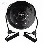 FlexiTwist magnetic waist fitness device combining massage therapy and body sculpting.