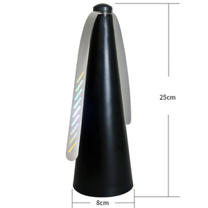 Fly Fan dimensions and size specifications chart.