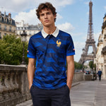 France 2026 World Cup supporter jersey in classic French blue.