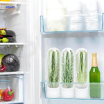 Fresh parsley keeper fridge storage keeps herbs crisp and ready to use.