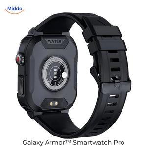 Galaxy Armor Pro back view showing rugged case construction and durability features.