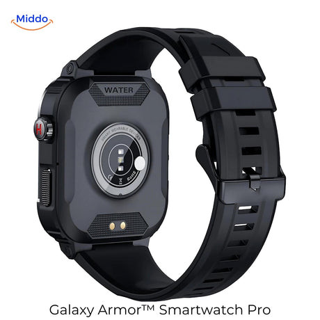 Galaxy Armor Pro back view showing rugged case construction and durability features.
