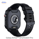 Galaxy Armor Pro back view showing rugged case construction and durability features.