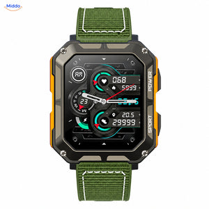 Galaxy Armor™ – Green nylon · Orange