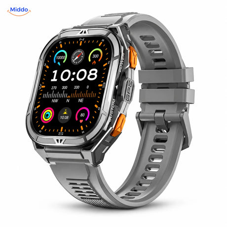 Gray Galaxy Armor X5 with silicone band