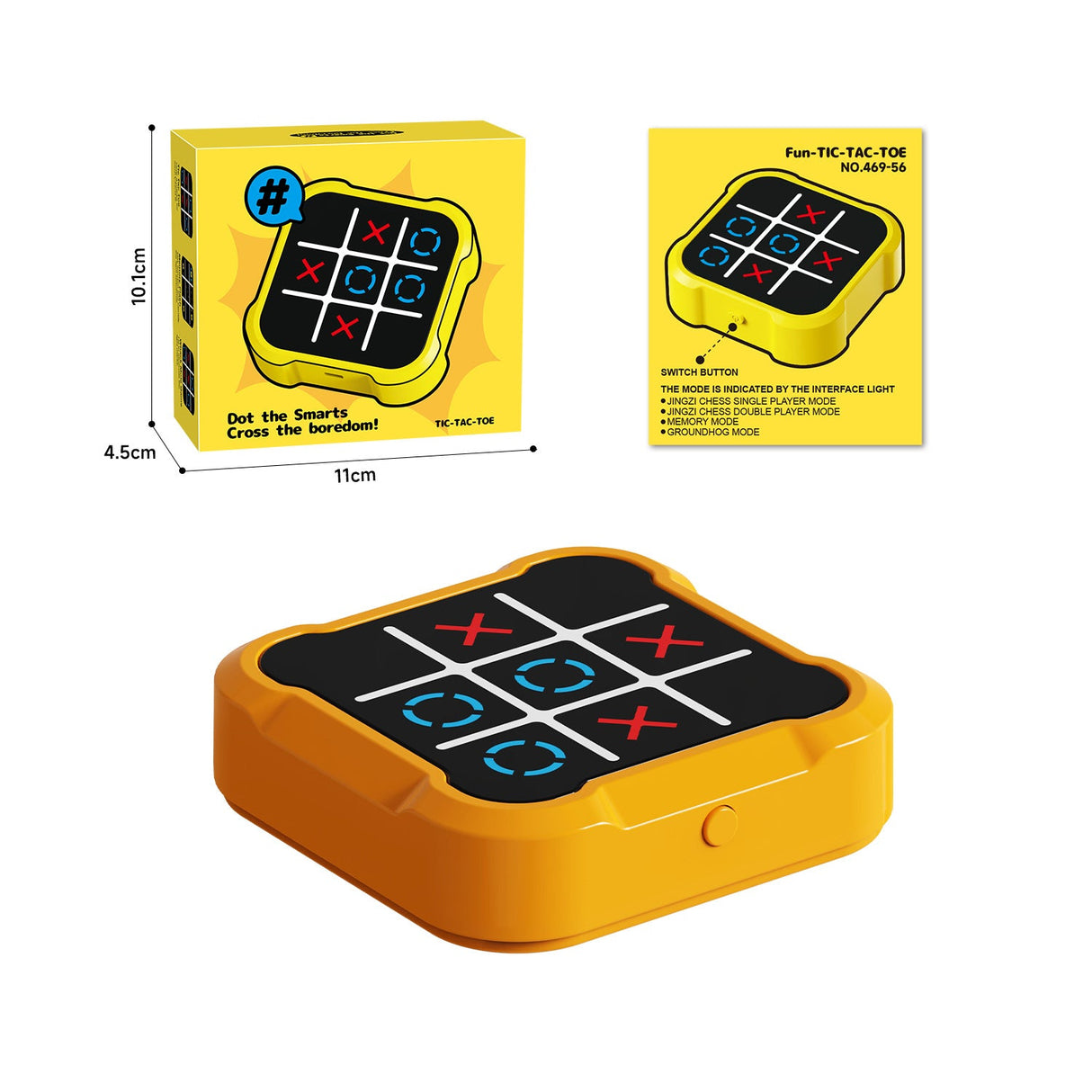 GameMaster tic-tac-toe board game in lifestyle setting with play