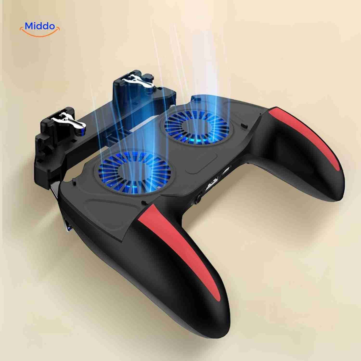 GameFlex H10 mobile gaming controller featuring advanced dual cooling fan technology.