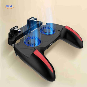 GameFlex H10 mobile gaming controller featuring advanced dual cooling fan technology.