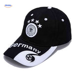 Germany sports cap with embroidered national team emblem.