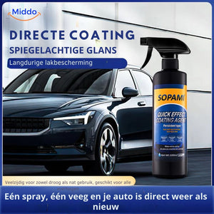 Sopami™ Glass Coating Spray | Crystal Coating, High Gloss & Paint Protection