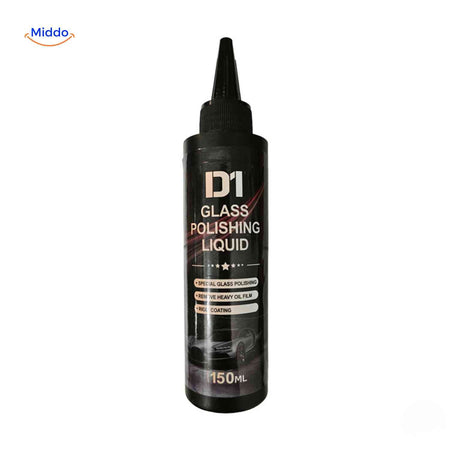 GlasPure glass polishing compound professional-grade 150ml bottle product shot.