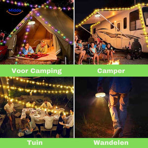 GlowMate portable light perfect for camping, camper, garden, hiking.