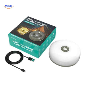 GlowMate complete set with box, USB-C cable, and LED cord.