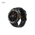 GlowTrack waterproof fitness watch with LED flashlight and heart rate monitoring.
