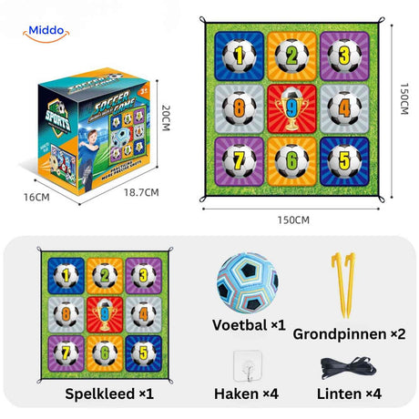 GoalPlay number game soccer target for educational kids play.