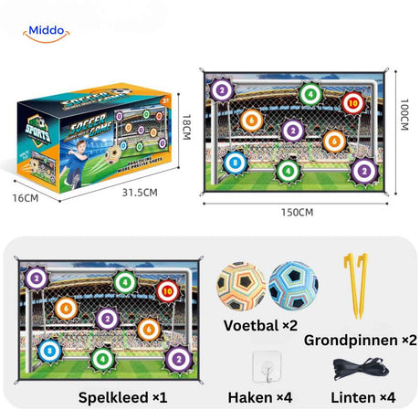 GoalPlay numbered shooting target with full accessories kit included.