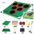 Complete golf chipping game package with all included components.