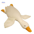 Goosy ultra-soft white goose plush pillow in large format, perfect for cuddling.
