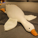 Goosy plush goose with distinctive large ears and soft features for cozy sleep.