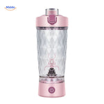 Green electric shaker bottle with high-performance blender base.