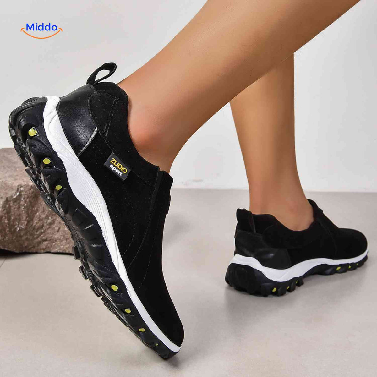 gray Stridex Men's Shoes lifestyle view image 19
