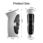 Hand grip trainer dimensions and size specifications for easy portability and storage.