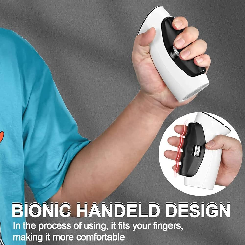 Ergonomic handle design of the grip trainer provides comfortable and secure grip.