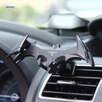 GripBat phone holder with unique bat symbol design and secure clip attachment.
