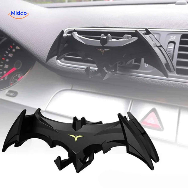 GripBat magnetic car phone mount with compact design and sturdy clamp grip.