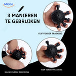 GripFlex massage ball with nubs designed for muscle relaxation and recovery.