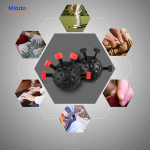 GripFlex multi-grip massage ball for targeted finger and hand muscle training.