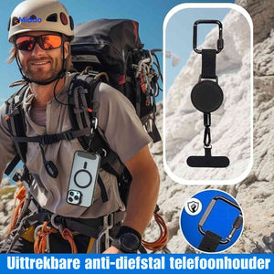 GripLock™ Phone Holder | Anti-Theft, Retractable & Travel-Ready